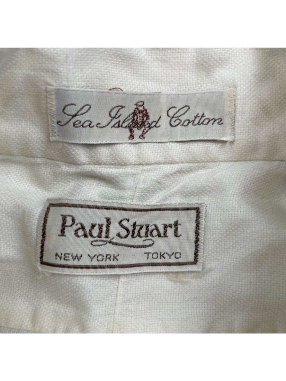 Paul Stuart Men's Sea Island Cotton Tuxedo Dress Shirt Ivory • USA • 16.5 | 36 - Picture 3 of 10